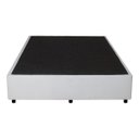 Ver imagem 3 de Cama Box Casal 138x188x26cm Courino Linho Branco