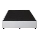Ver imagem 3 de Cama Box Casal 138x188x26cm Courino Linho Branco