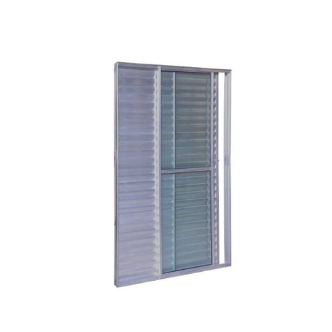 Porta Balcão 3 Folhas Veneziana 210x160 Brilhante Linha 22