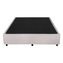 Ver imagem 3 de Cama Box Casal 138x188x26cm Courino Linho Areia