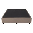 Ver imagem 3 de Cama Box Casal 138x188x26cm Courino Linho Bege