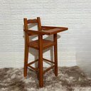 Ver imagem 5 de Cadeira de Alimentação Infantil com Proteção - Verniz