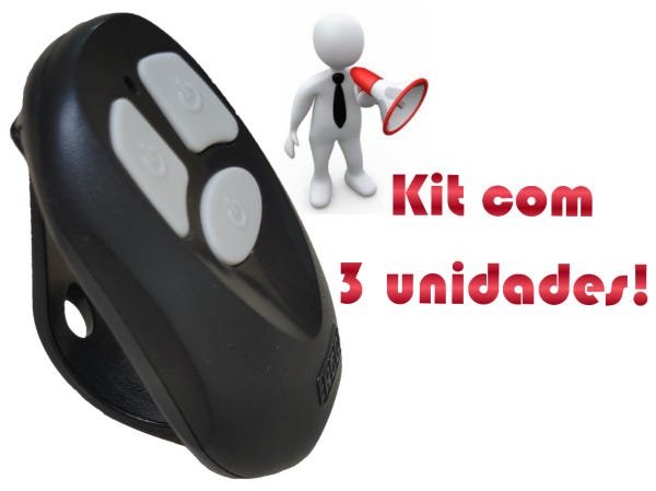 KIT 3 CONTROLES COMMAND 433,92MHz RCG - 3