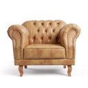 Ver imagem 3 de Poltrona Chesterfield Couro Sintético Duque