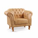 Ver imagem 5 de Poltrona Chesterfield Couro Sintético Duque