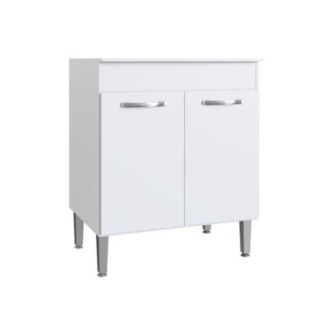 Balcão Cook Light Cz6297 2 Portas Branco - Irm Móveis
