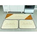 Ver imagem 1 de Kit 3 Tapetes Antiderrapantes de Cozinha Guga Tapetes