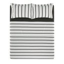 Ver imagem 2 de Jogo de cama King 100% algodão Tomaz Preto e Branco Karsten