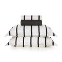 Ver imagem 1 de Jogo de cama King 100% algodão Tomaz Preto e Branco Karsten