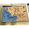 Quadro Mapa da Terra Média em alto relevo 3D Geek Marketplace - 1