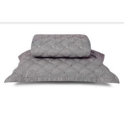 Colcha Queen Algodão Egípcio Preto & Branco 59ST By The Bed Design Industrial - 1