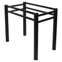 Ver imagem 3 de Base para Mesa de Vidro Jantar 4 Lugares Preta Retangular