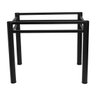 Base para Mesa de Vidro Jantar 6 Lugares Preta Retangular - 5