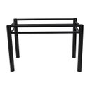 Ver imagem 5 de Base para Mesa de Vidro Jantar 8 Lugares Preta Retangular