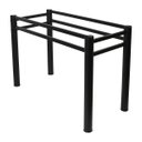 Ver imagem 3 de Base para Mesa de Vidro Jantar 8 Lugares Preta Retangular