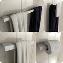 Ver imagem 1 de Kit De Acessórios Para Banheiro Branco Master 4 Peças
