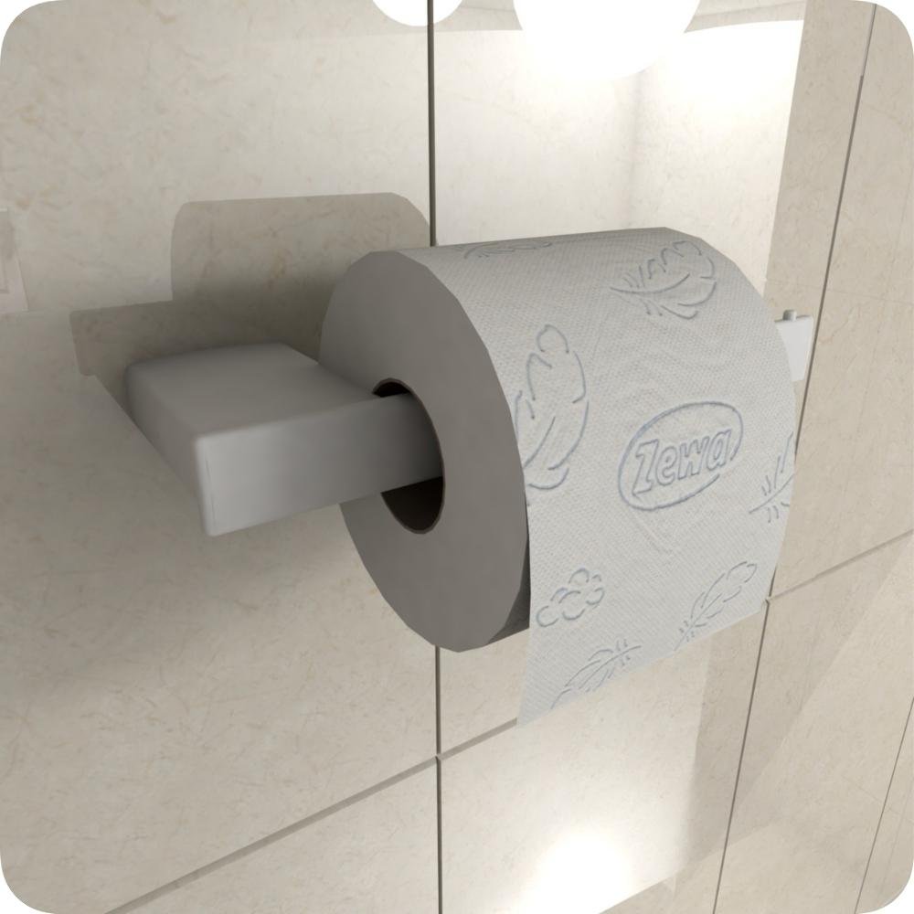 Kit De Acessórios Para Banheiro Branco Master 4 Peças - 5