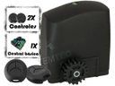 Ver imagem 2 de Kit Motor Portão de Correr Rcg Pl 300kg 1/5Cv 110/127V + 2 Contr. sem Cremalheiras