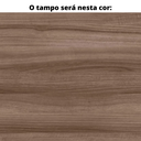 Ver imagem 3 de Mesa de Reunião com Caixa de Tomada 200 x 90 cm Pé Tubular PE25 em MDP Cor Noce Naturalle Base Preta