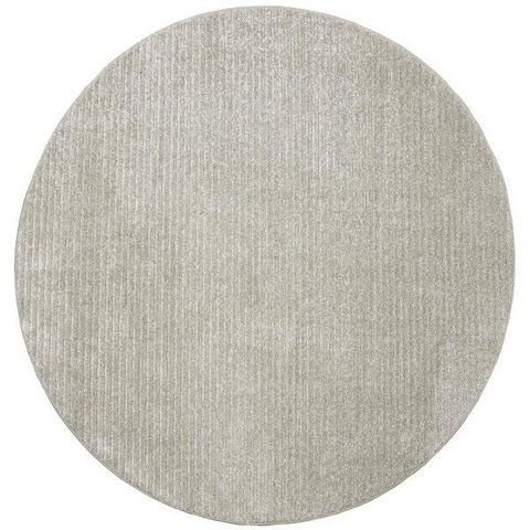 Tapete para Sala Chevron Prata 1,40M Redondo São Carlos