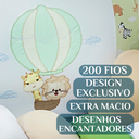 Ver imagem 3 de Kit Berço Safari Menino 11 Peças Estampado de Bichinhos + Naninha:verde