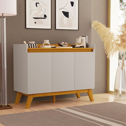 Buffet Aparador Star 3 Portas 82x106x40cm