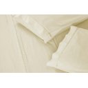 Ver imagem 2 de Jogo de Lençol Percal 400 Fios Suave Feito Algodão Casal 3 Peças Marfim Casa Dona