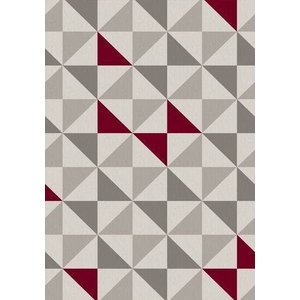 Tapete Capacho 45 x 75cm Antiderrapante Geometrico Standard Casa Dona
