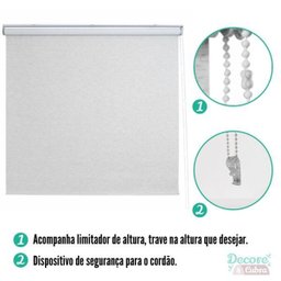 Persiana Pronta Rolo Blackout  160larg x até 220alt Linho - Fácil Instalação - 5