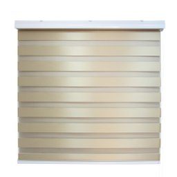 Persiana Pronta Rolo Zebra Semi  Blackout 160L x 220A Dourada - 4