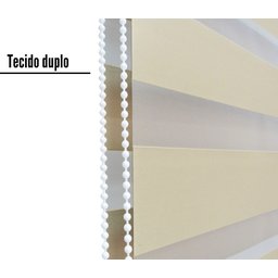 Persiana Pronta Rolo Zebra Semi  Blackout 160L x 220A Dourada - 6