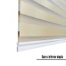 Persiana Pronta Rolo Zebra Semi  Blackout 160L x 220A Dourada - 7