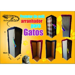 Protetor de Sofá Arranhador para Gatos - Azul marinho - 4