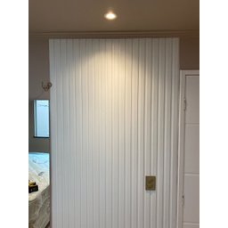 Painel Ripado Versátil: 01 unid. 270x110cm larg. Talatto Painéis Branco TX - 1
