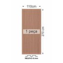 Ver mais imagens de Painel Ripado Versátil: 01 unid. 270x110cm larg. Talatto Painéis Branco TX