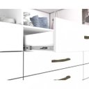 Ver imagem 5 de Guarda-Roupa Casal com Pés 6 Portas 12 Gavetas Atlanta Tcil Móveis