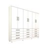 Guarda-Roupa Casal com Pés 6 Portas 12 Gavetas Atlanta Tcil Móveis - 3