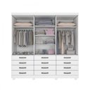 Ver imagem 2 de Guarda-Roupa Casal com Pés 6 Portas 12 Gavetas Atlanta Tcil Móveis