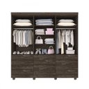 Ver imagem 2 de Guarda-Roupa Casal com Pés 6 Portas 12 Gavetas Atlanta Tcil Móveis