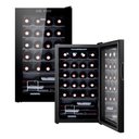 Ver imagem 2 de Adega Climatizada Eos Sommelier Eac24g 24 Garrafas Full Glass 220V com Compressor