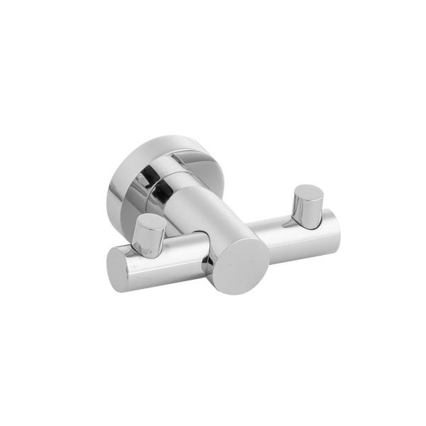 Kit Toalheiro com Cabide Duplo e Porta Toalha Duplo 60cm - 3