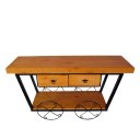 Ver imagem 2 de Aparador Sr Thomas Ferro e Madeira Rústico