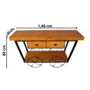 Ver imagem 4 de Aparador Sr Thomas Ferro e Madeira Rústico