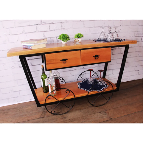 Aparador Sr Thomas Ferro e Madeira Rústico