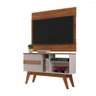 Rack com Painel para Tv até 42 Polegadas Smart Cali Matte Off White Frade - 1