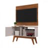 Rack com Painel para Tv até 42 Polegadas Smart Cali Matte Off White Frade - 3