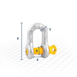 Manilha Reta Para Cabo de Aço 5/16" Plus - Vonder - 2