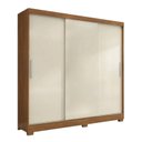 Ver imagem 2 de Guarda-Roupa Casal Atenas Yescasa Bege/Cinamomo/Off White