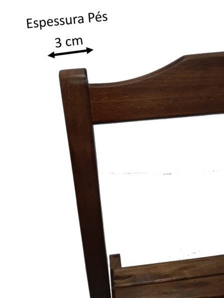 Conjunto Prático xangai Mesa e 4 Cadeiras Dobrável Bar Cozinha - 2