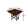 Conjunto Prático xangai Mesa e 4 Cadeiras Dobrável Bar Cozinha - 7